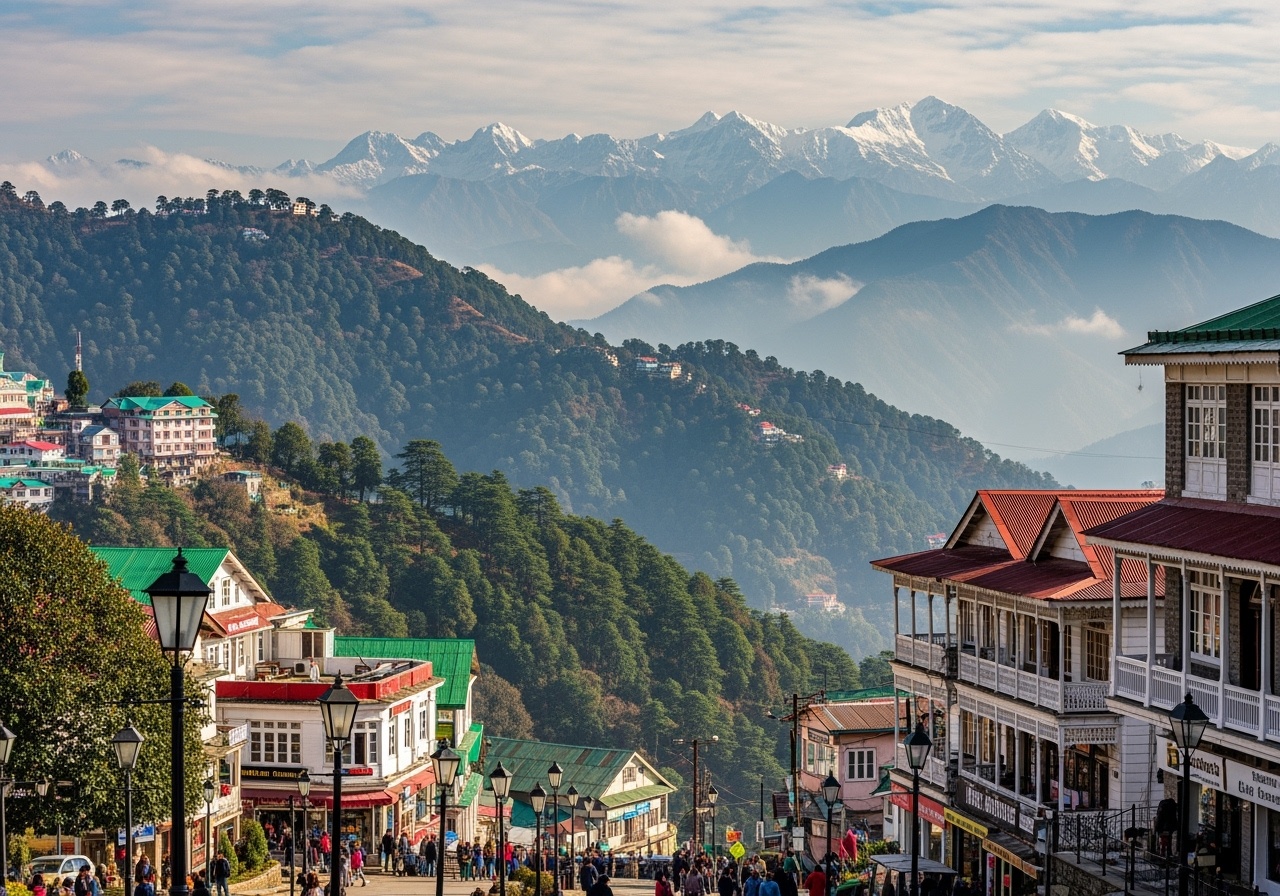 Mid-range hotel in hill station